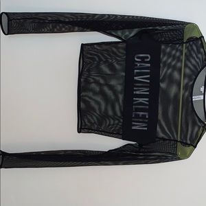Calvin Klein mesh top